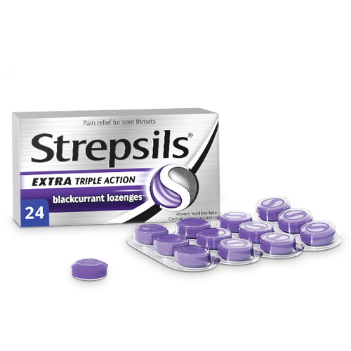 Strepsils Extra Blackcurrant