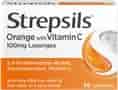 Strepsils Orange With Vitamin C 100mg Lozenges