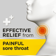 Strepsils Triple Action Honey & Lemon Lozenges for Sore Throat