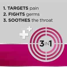 Strepsils Extra Triple Action Cherry Lozenges for Sore Throat