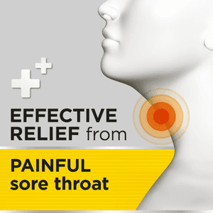 Strepsils Triple Action Honey & Lemon Lozenges for Sore Throat