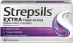 Strepsils Extra Triple Action Blackcurrant Lozenges