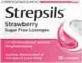 Strepsils Strawberry Sugar Free Lozenges