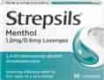 Strepsils Menthol 1.2mg/0.6mg Lozenges